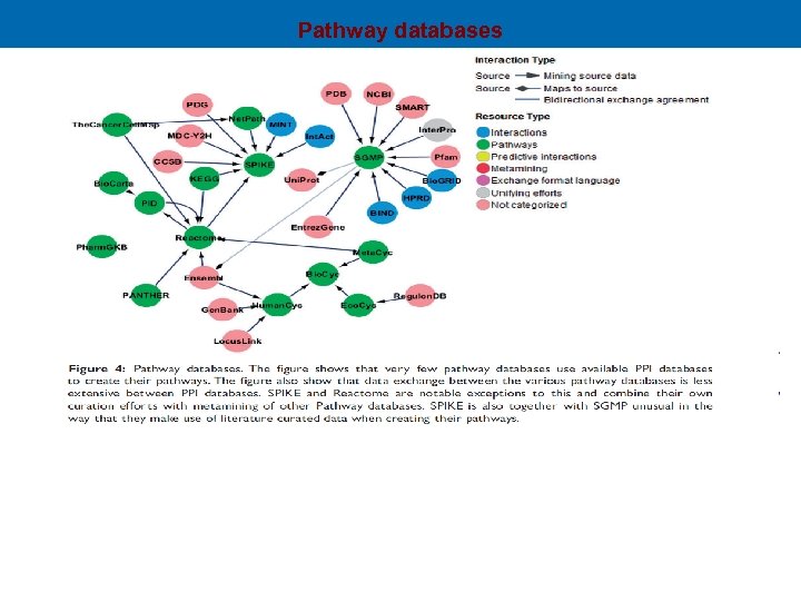 Pathway databases 