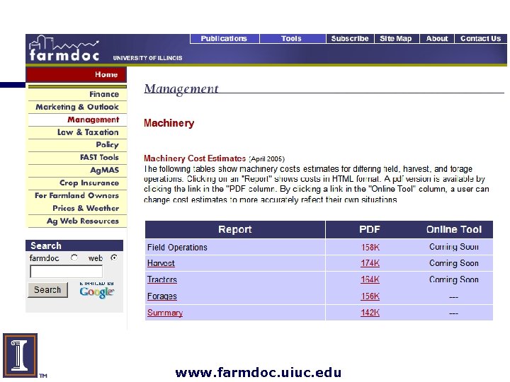www. farmdoc. uiuc. edu 