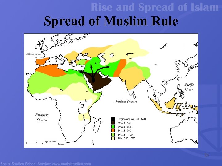 Spread of Muslim Rule 23 
