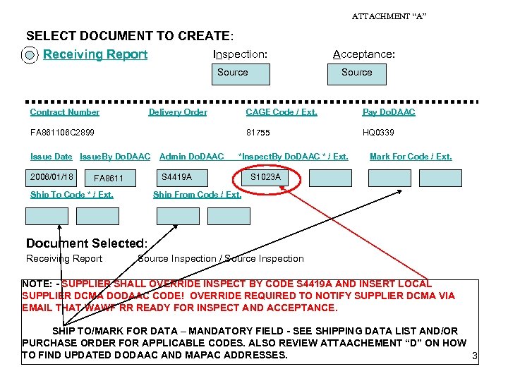 Attachment A Wide Area Workflow Receiving Reports Wawf