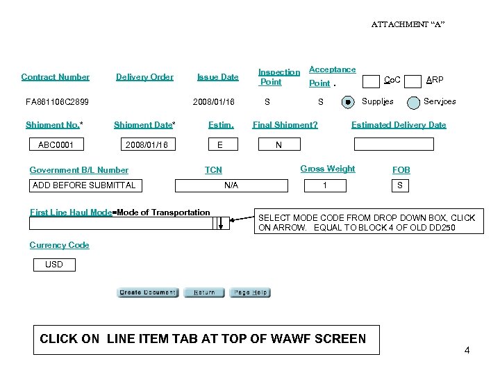 Attachment A Wide Area Workflow Receiving Reports Wawf