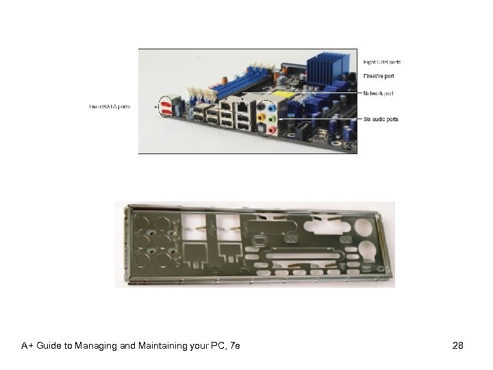 A+ Guide to Managing and Maintaining your PC, 7 e 28 