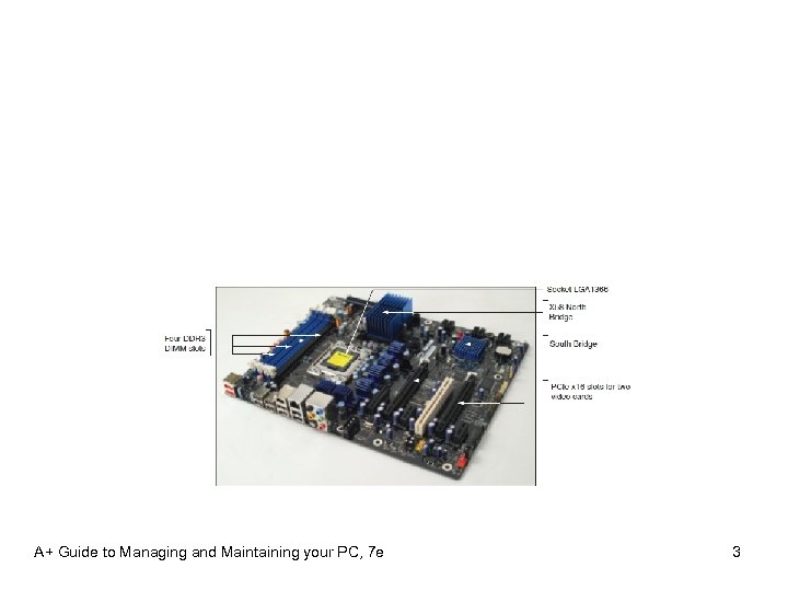 A+ Guide to Managing and Maintaining your PC, 7 e 3 