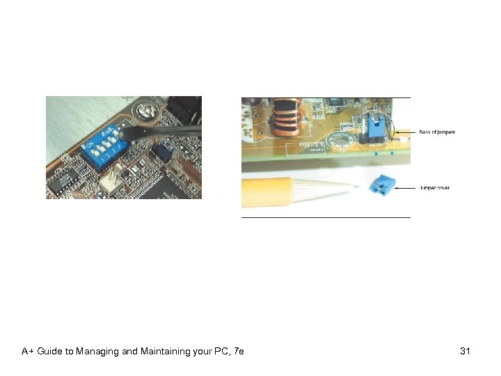 A+ Guide to Managing and Maintaining your PC, 7 e 31 