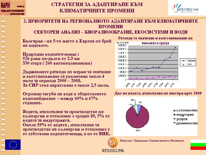 СТРАТЕГИЯ ЗА АДАПТИРАНЕ КЪМ КЛИМАТИЧНИТЕ ПРОМЕНИ 2. ПРИОРИТЕТИ НА РЕГИОНАЛНОТО АДАПТИРАНЕ КЪМ КЛИМАТИЧНИТЕ ПРОМЕНИ