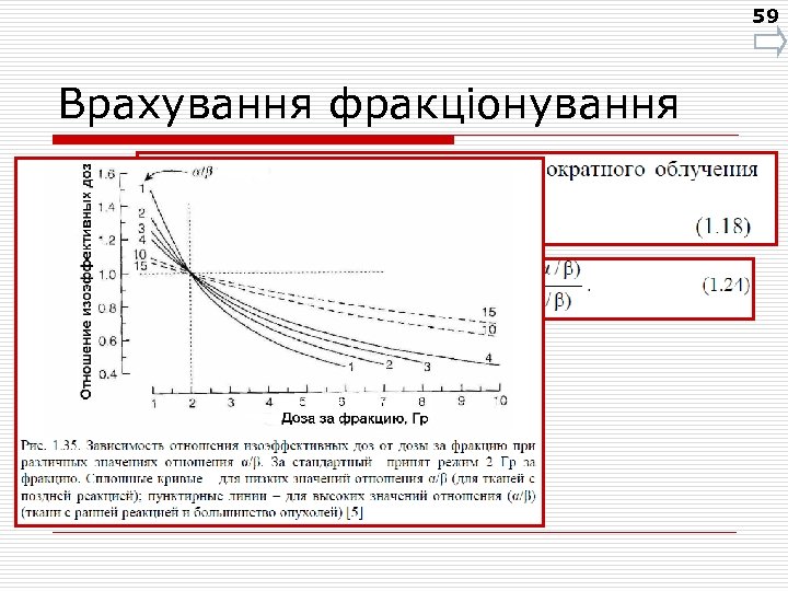 59 Врахування фракціонування 