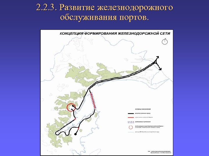 2. 2. 3. Развитие железнодорожного обслуживания портов. 