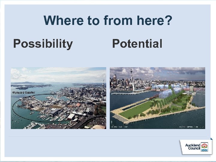 Where to from here? Possibility Potential 