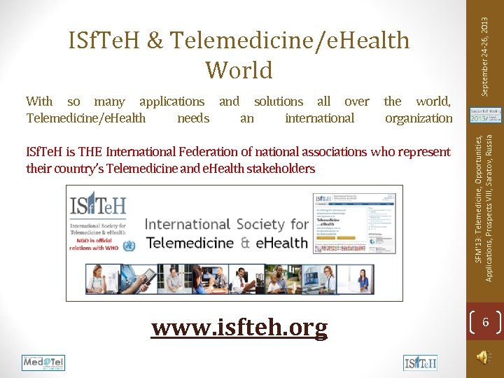 the world, organization ISf. Te. H is THE International Federation of national associations who