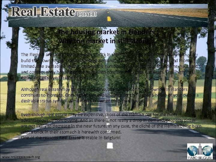 The housing market in Flanders : why the market in still strong … The