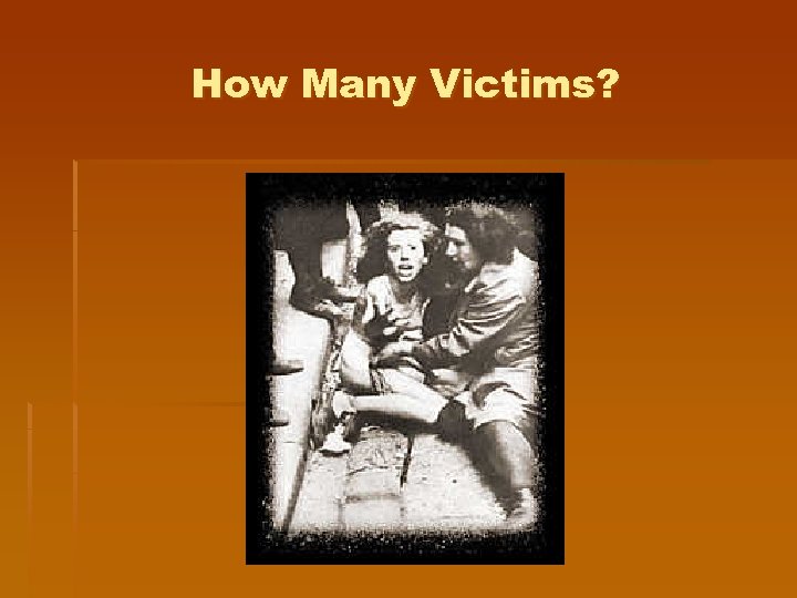 How Many Victims? 