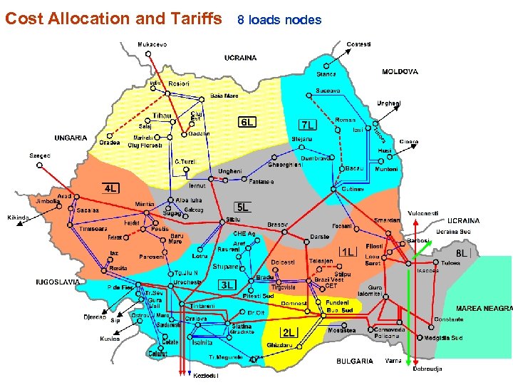 Cost Allocation and Tariffs 8 loads nodes 47* 