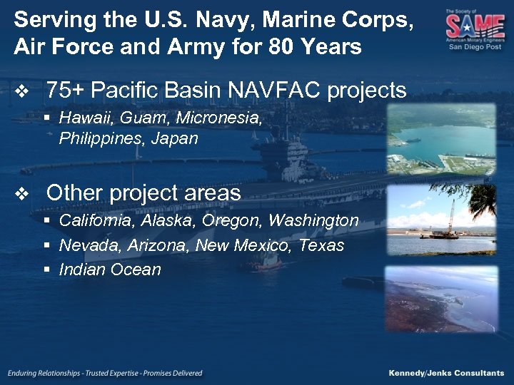 Serving the U. S. Navy, Marine Corps, Air Force and Army for 80 Years