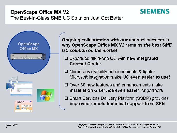 Open. Scape Office MX V 2 The Best-in-Class SMB UC Solution Just Got Better