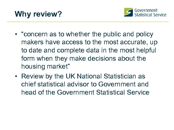 Why review? • “concern as to whether the public and policy makers have access