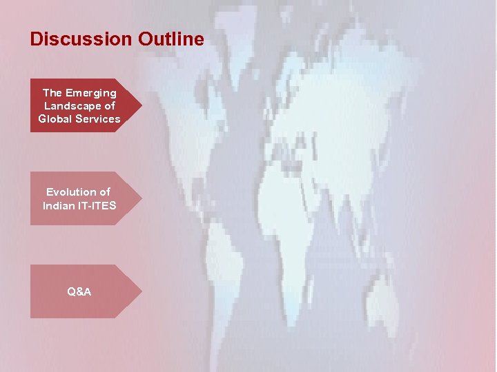 Discussion Outline The Emerging Landscape of Global Services Evolution of Indian IT-ITES Q&A 