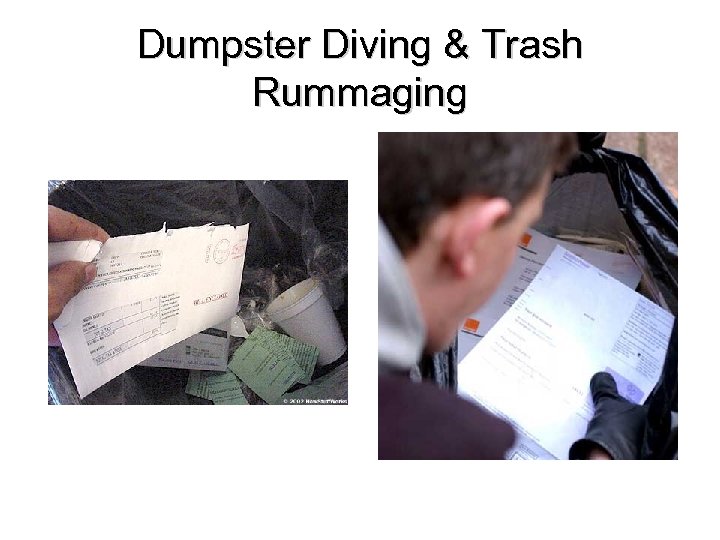 Dumpster Diving & Trash Rummaging 