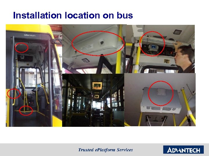 Installation location on bus 