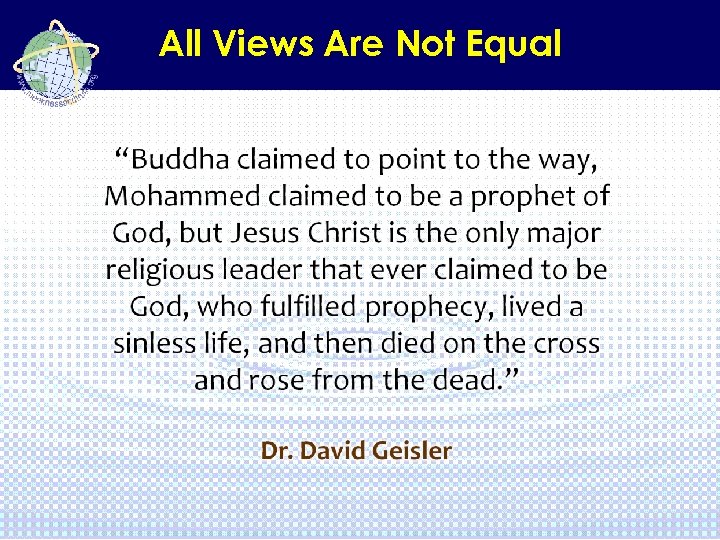 All Views Are Not Equal 