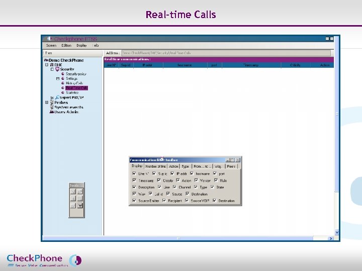 Real-time Calls Page 16 CHECKPHONE_PPT_131205_FR. ppt 