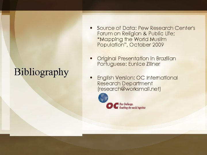  • Source of Data: Pew Research Center's Forum on Religion & Public Life;