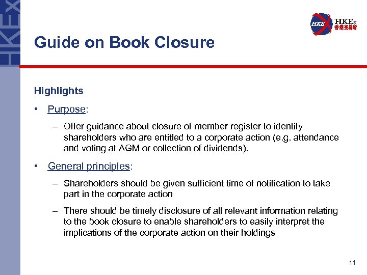 Guide on Book Closure Highlights • Purpose: – Offer guidance about closure of member