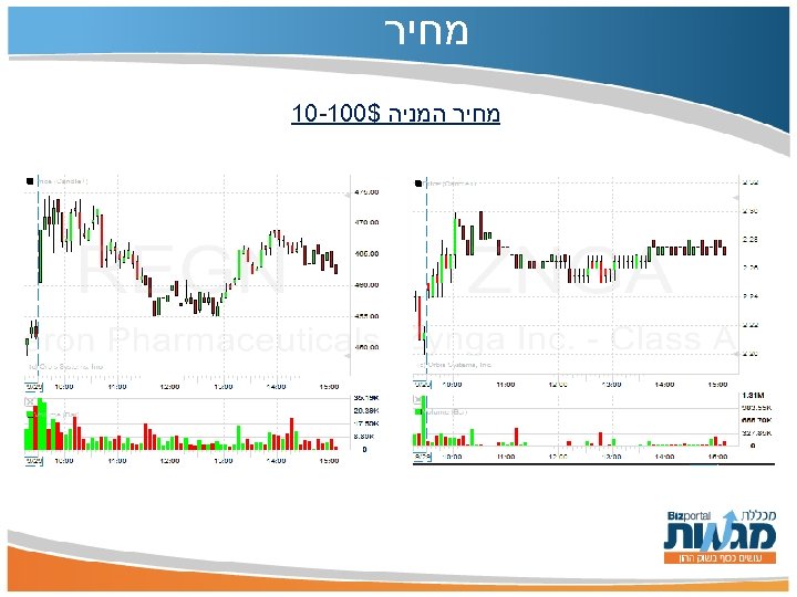  מחיר המניה $001 -01 