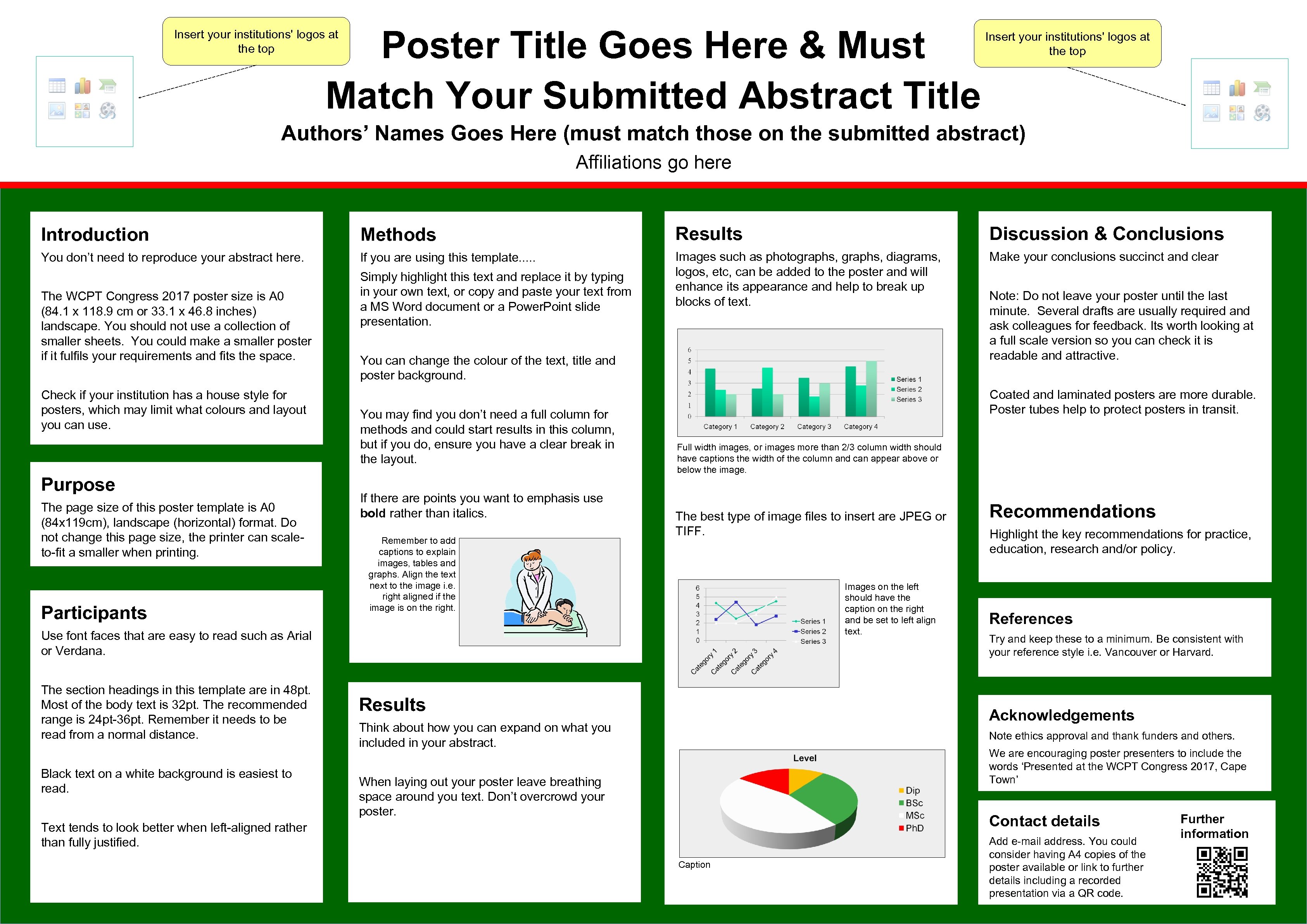 Poster Title Goes Here & Must Match Your Submitted Abstract Title Insert your institutions'