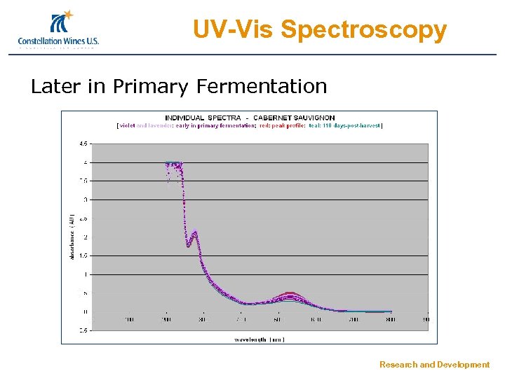 UV-Vis Spectroscopy Later in Primary Fermentation Research and Development 