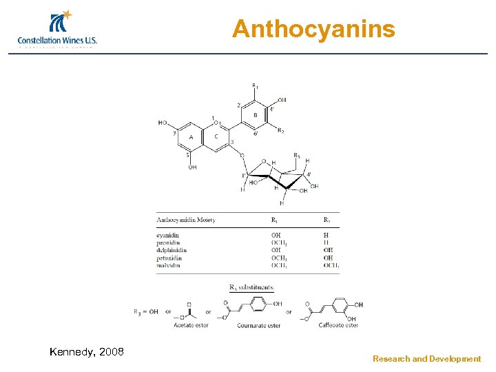 Anthocyanins Kennedy, 2008 Research and Development 