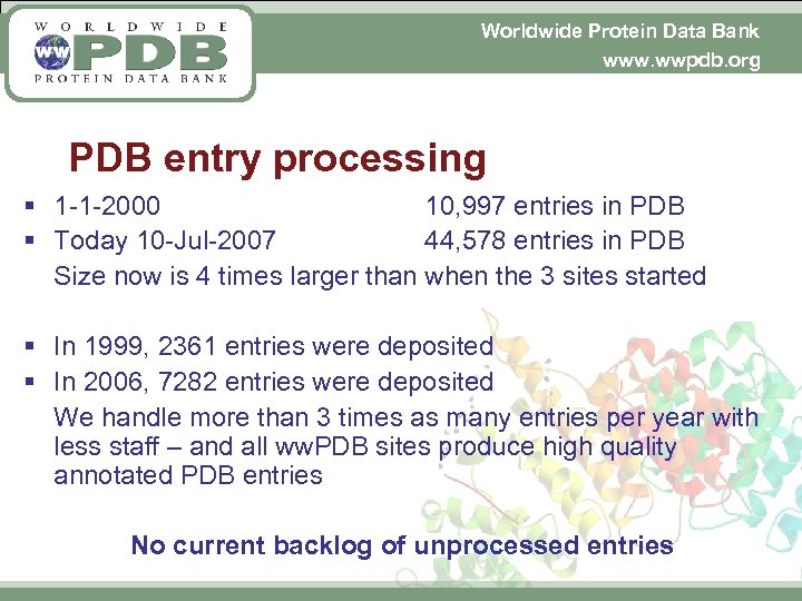 Worldwide Protein Data Bank Www Wwpdb Org September