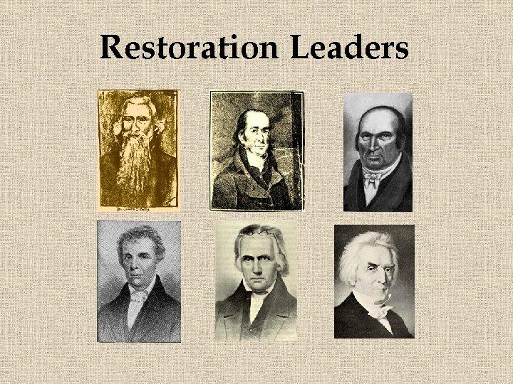 Restoration Leaders 