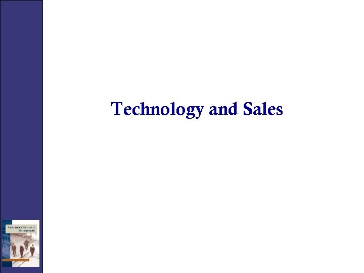 Technology and Sales 
