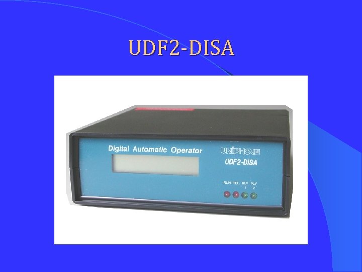 UDF 2 -DISA 