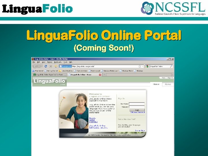 Lingua. Folio Online Portal (Coming Soon!) 
