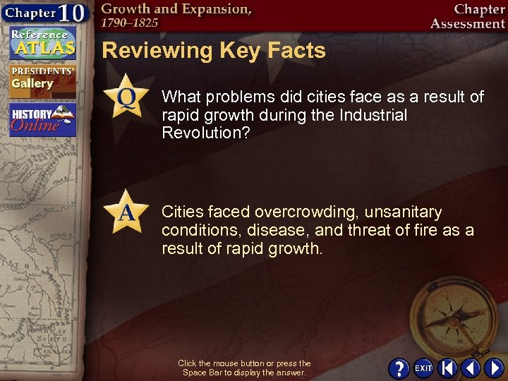 Reviewing Key Facts What problems did cities face as a result of rapid growth