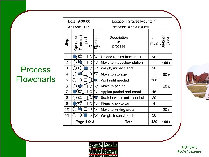 Process Flowcharts MGT 3303 Michel Leseure 