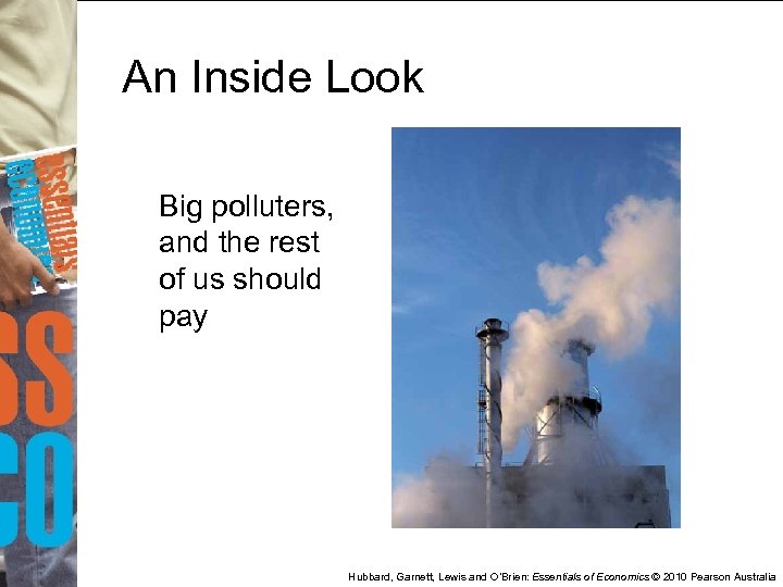 An Inside Look Big polluters, and the rest of us should pay Hubbard, Garnett,