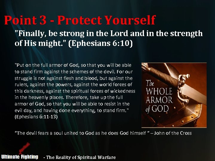 Point 3 - Protect Yourself 