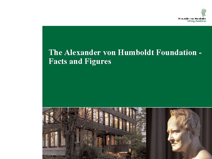 The Alexander von Humboldt Foundation Facts and Figures 