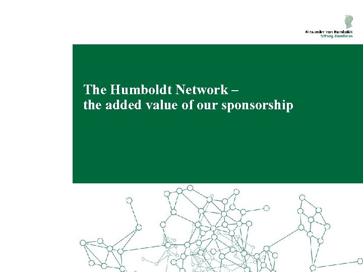 The Humboldt Network – the added value of our sponsorship 