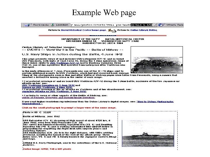Example Web page 