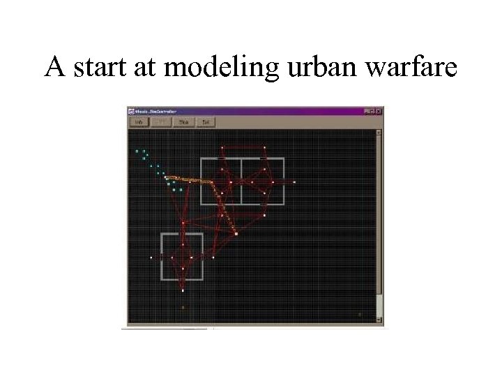 A start at modeling urban warfare 