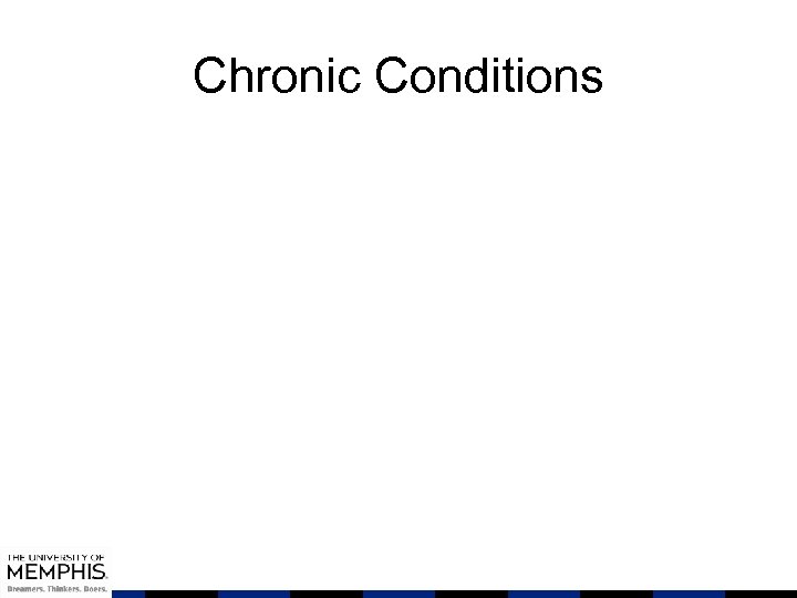 Chronic Conditions 