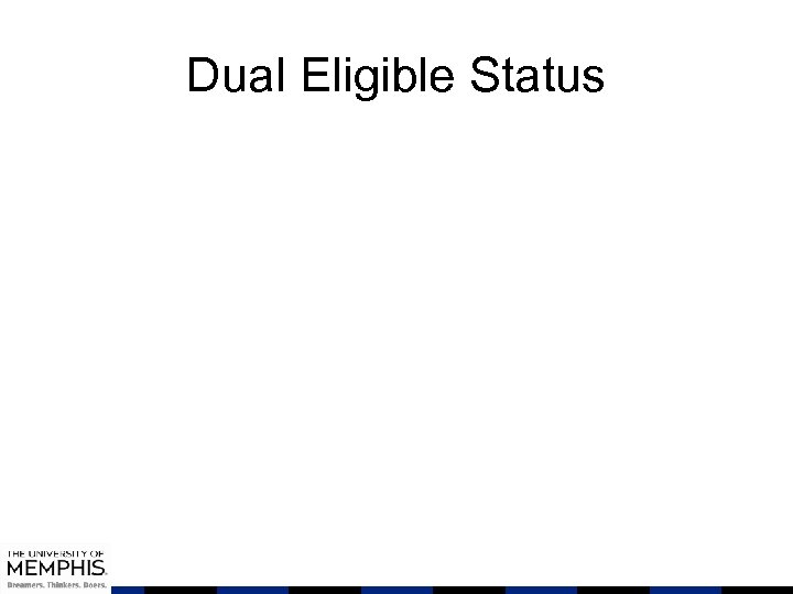 Dual Eligible Status 