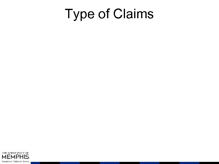 Type of Claims 