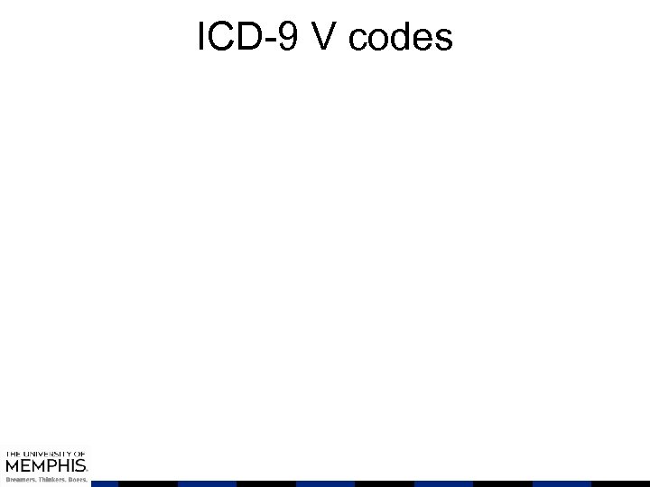ICD-9 V codes 
