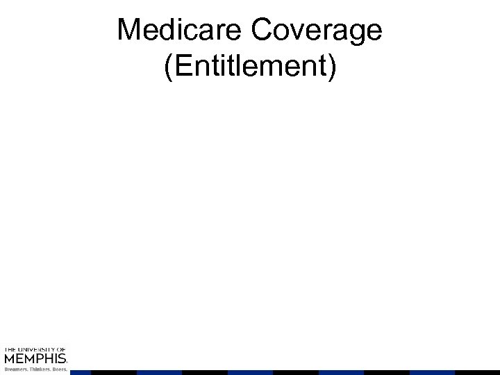 Medicare Coverage (Entitlement) 