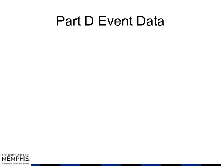 Part D Event Data 