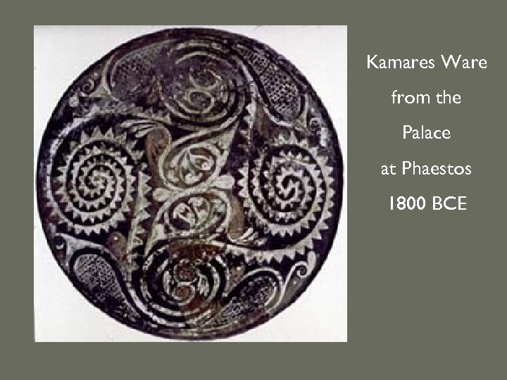 Kamares Ware from the Palace at Phaestos 1800 BCE 